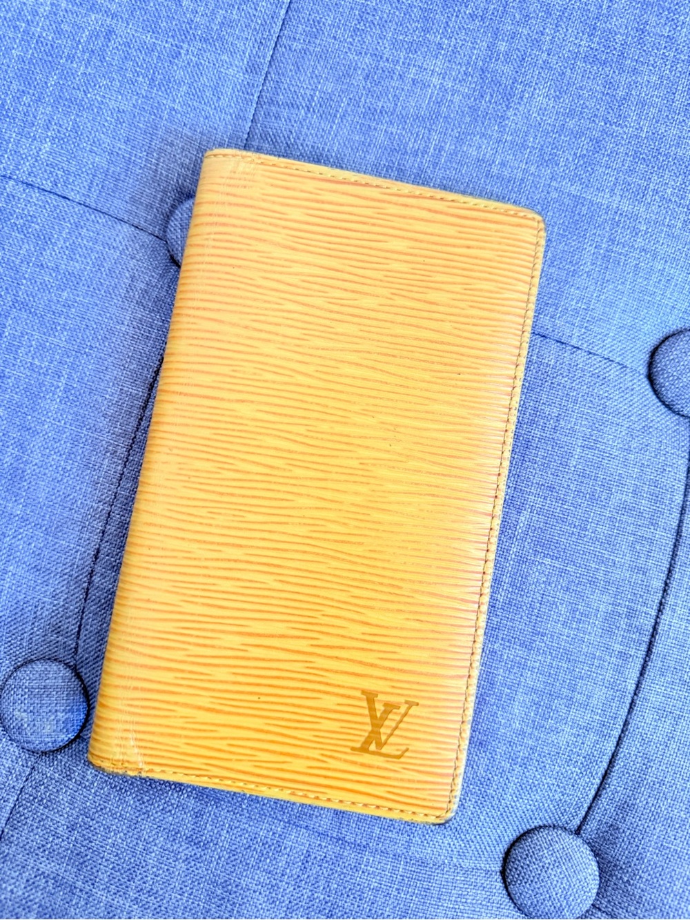 Louis Vuitton Yellow Epi Leather Long Card Holder